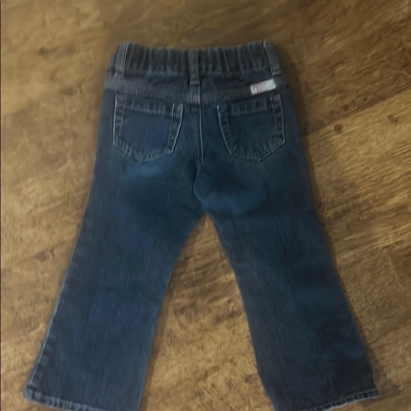 OshKosh B'gosh Blue Jeans with Floral Embroidery - Picture 4 of 4